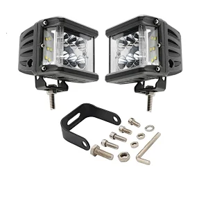 side shooter led 36W 3 inch Dual color LED Driving Light