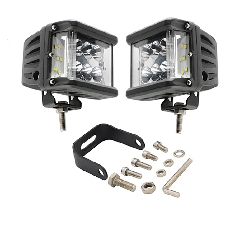 side shooter led 36W 3 inch Dual color LED Driving Light