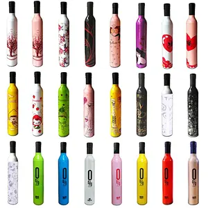 Creative 41 color beer wine bottle advertising umbrellas