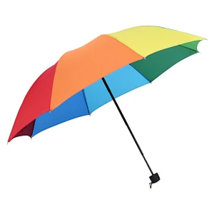 Paraguas lleno del cuerpo de las mini señoras coloridas del paraguas del arco iris en venta