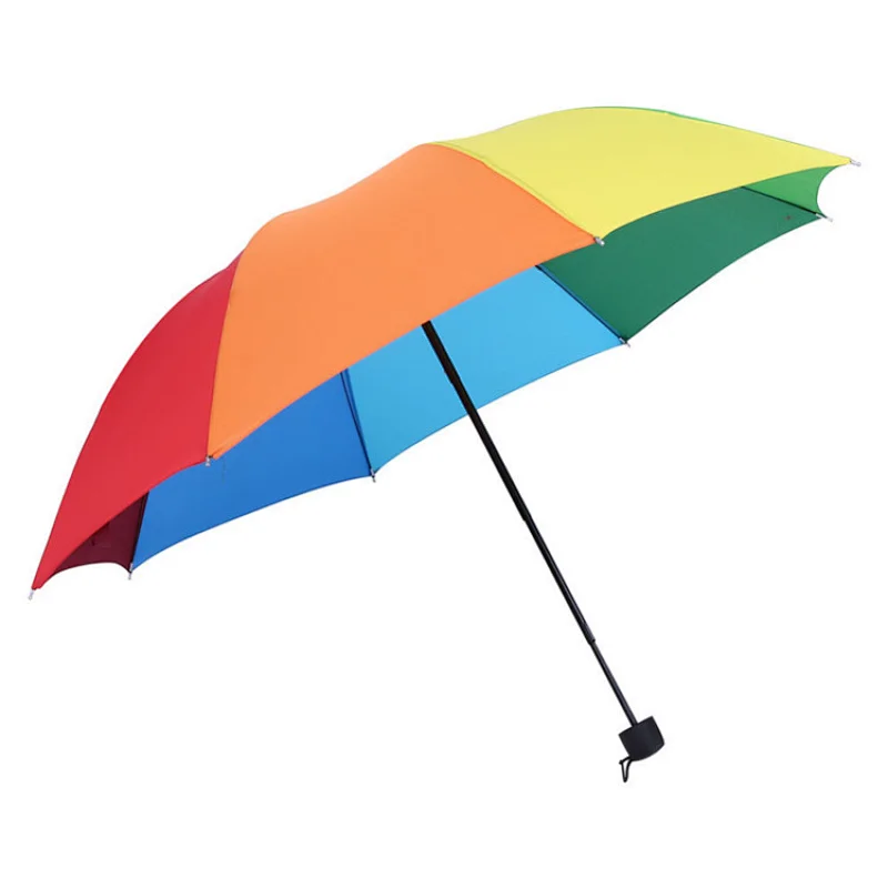 Rainbow colorful mini umberella ladies full body umbrella for sale