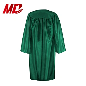 Factory Cheap Shiny Polyester 130 GSM Kindergarten Graduation Robe Wholesale