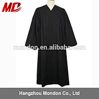 Hot Sale Black Classic Traditional Clergy Robes