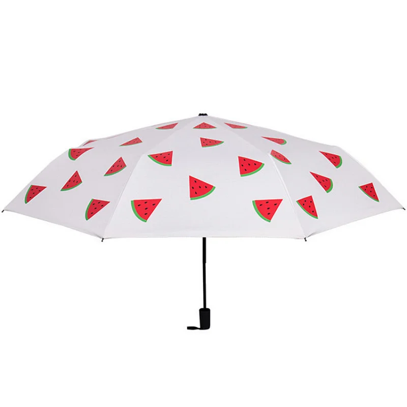 Compact Travel umberella with fruit print