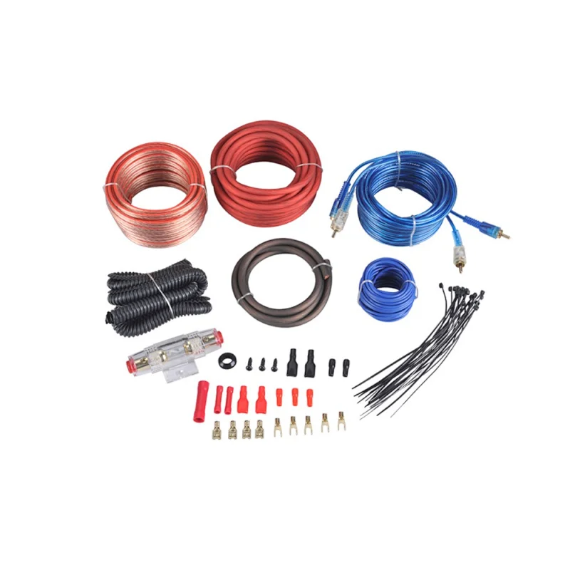 Car Amplifier Wiring Kits 8GA high end speaker cable for audio system car