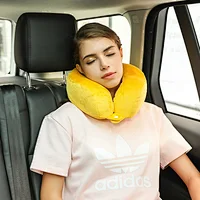 2018 New Fashion memory foam travel pillow scarf travel pillow set