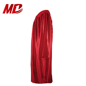 Wholesale Adult Shiny Maroon Graduation Gowns And Caps