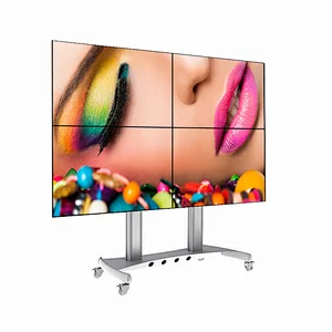 55 inch UNB HBY-PJ550P 1x3 2x2 3x2 Floor Stand With Wheels LCD Video Wall