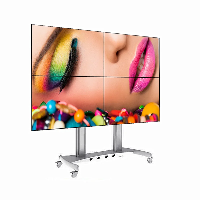 55 inch UNB HBY-PJ550P 1x3 2x2 3x2 Floor Stand With Wheels LCD Video Wall