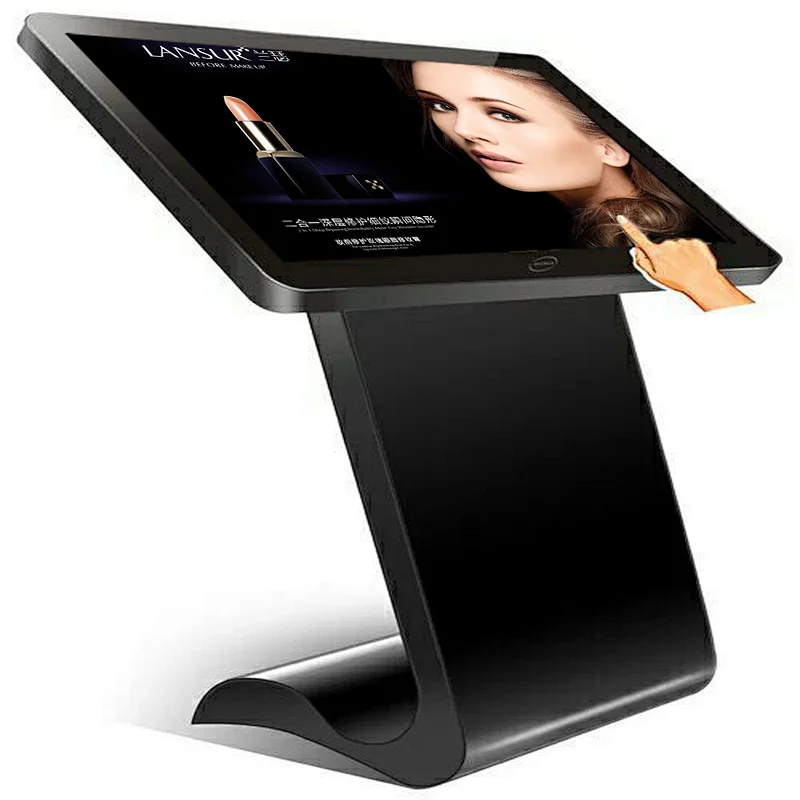 43 inch Landscape interactive Kiosk HD touch all in one PC kiosk