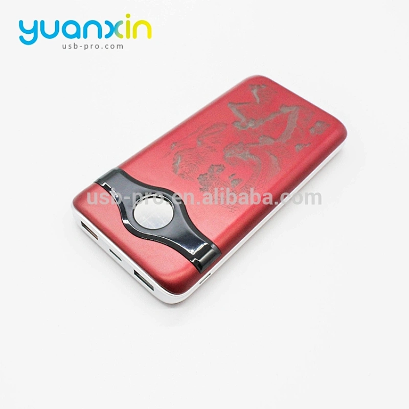 10000mAh Material Plastic Color red blue, gray gold Power Bank