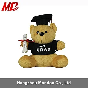 Plush Soft Graduation Toy Bear for Student