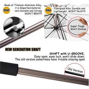 Chinese quality products reversible umbrella with led light