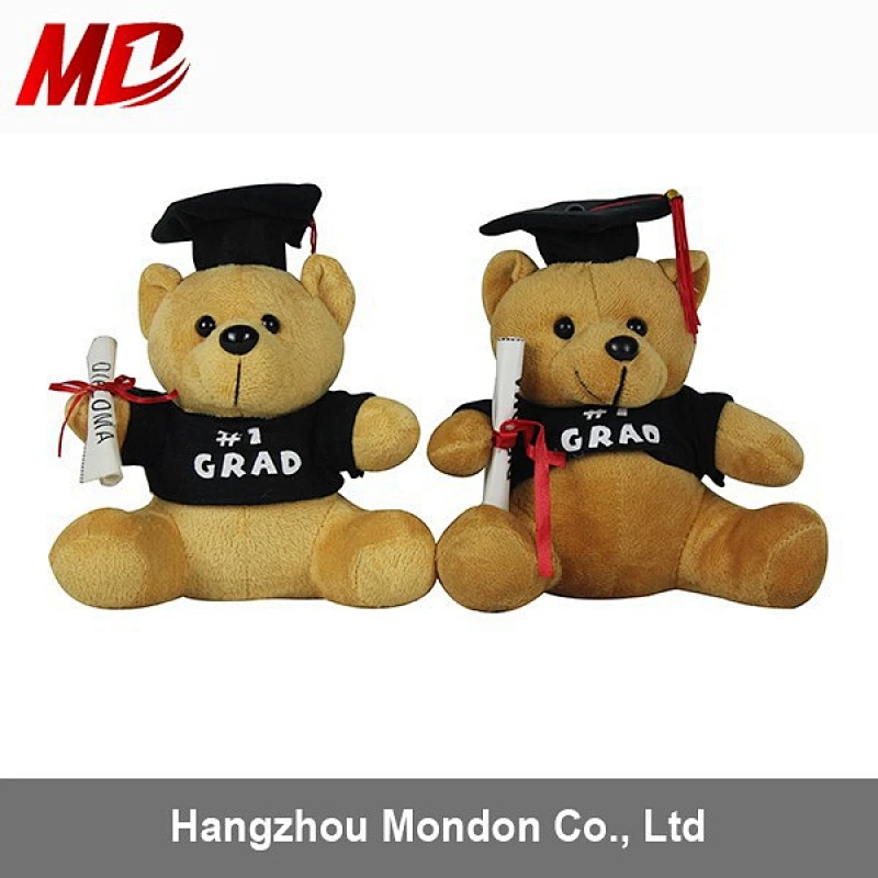 Plush Soft Graduation Toy Bear for Student