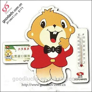 High quality magnet fridge sticker thermometer / magnetic thermometer