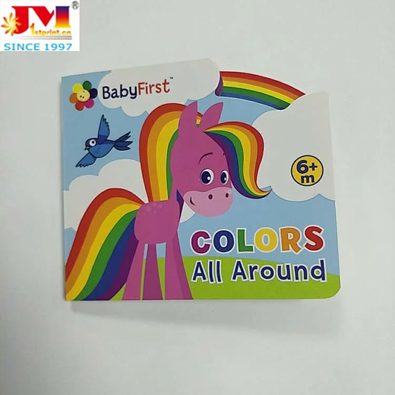 Baby Learning Colors Book Educational  Card Board  Kid's   Printing Services