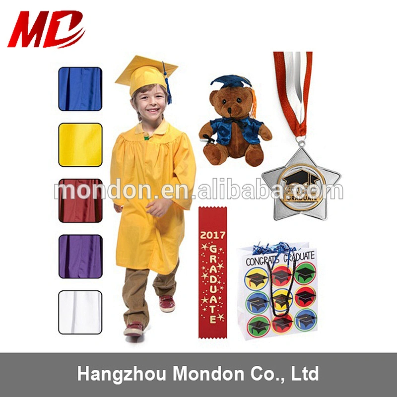 Kindergarten/children Shiny finish Graduation Award Set - Graduation cap gown