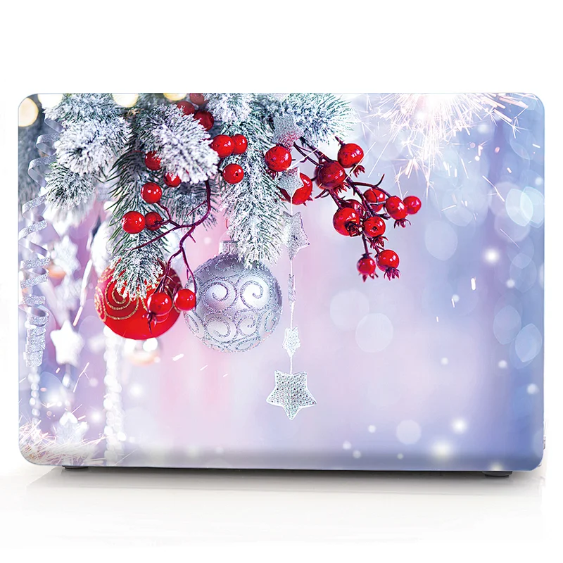 christmas case Smooth Soft-Touch Matte Hard case shell cover for mac macbook air 13 i For macbook 13
