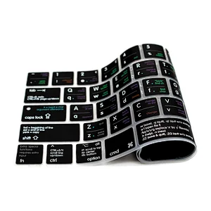 waterproof keyboard protector VIM VI odm shortcuts keyboard cover anti-dust keyboard cover  for MacBook New Pro 13