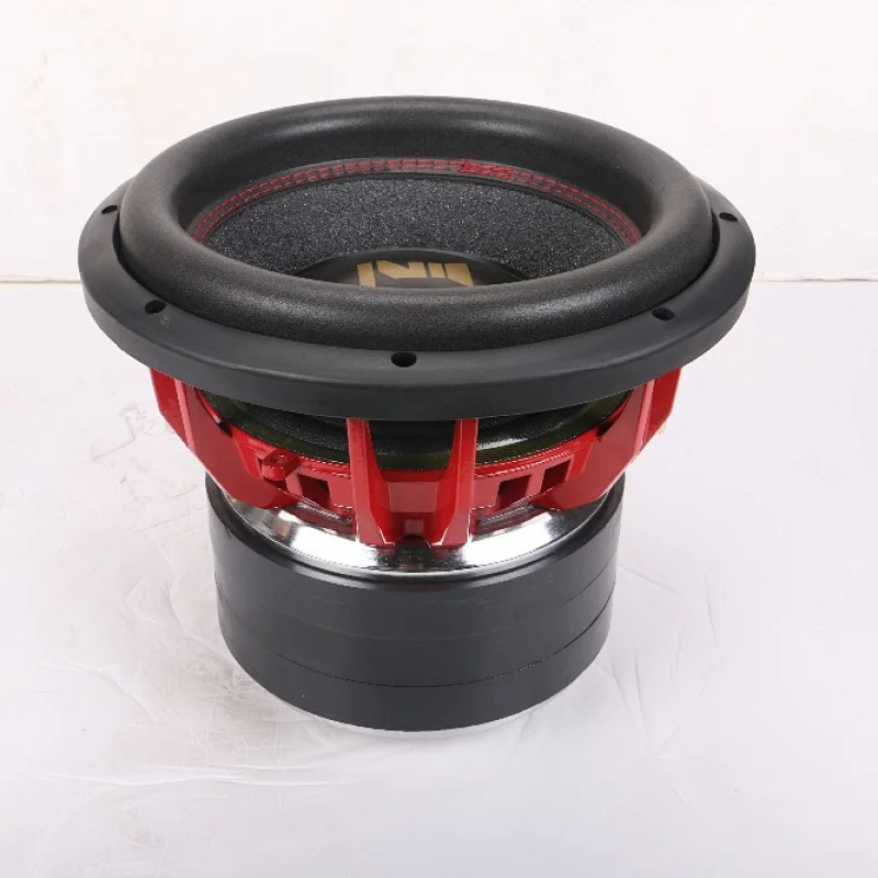 Hot Sell Red Frame 800w RMS High Performance 800w 10inch Subwoofer