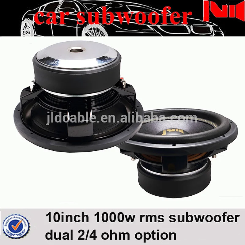 OEM brand from JLD audio china supplier 1000w rms powered subwoofer spl 10inch