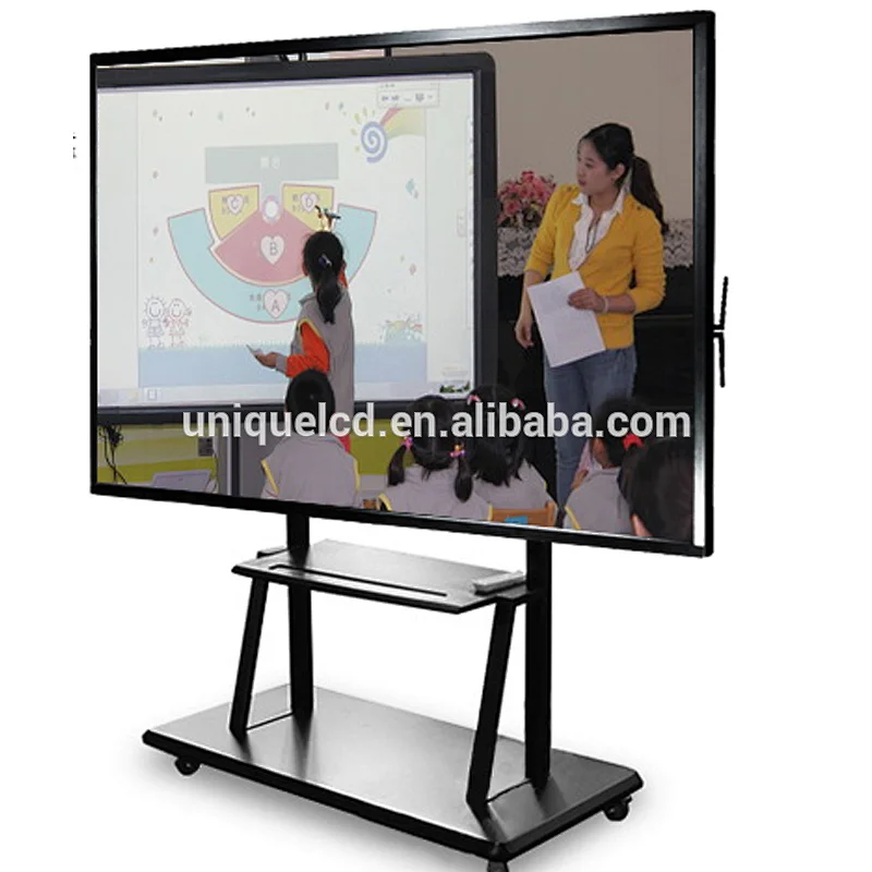 55inch Video conference system all in one touch smart board with mobile bracket