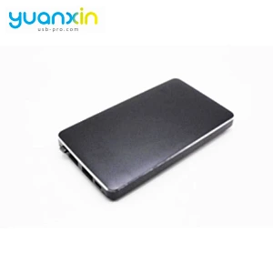Big Capacity Metal Power Bank With Two Usb Port