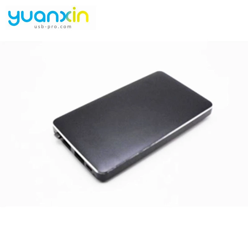 Big Capacity Metal Power Bank With Two Usb Port
