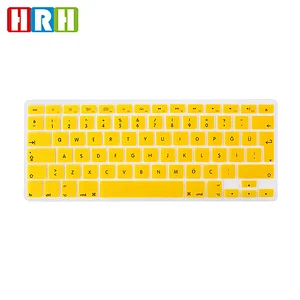 Turkish EU Keyboard skin silicone keyboard cover keyboard protective film for macbook air 13 For Macbook Air Pro Retina
