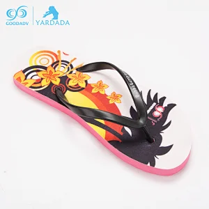 Wholesale custom fashion outdoor multicolor eva die cut flip flops