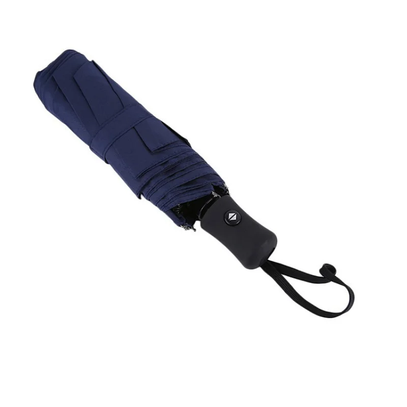 Amazon Best Sell Convenience windproof stormproof Fabric Coating compact 3 fold travel umbrella