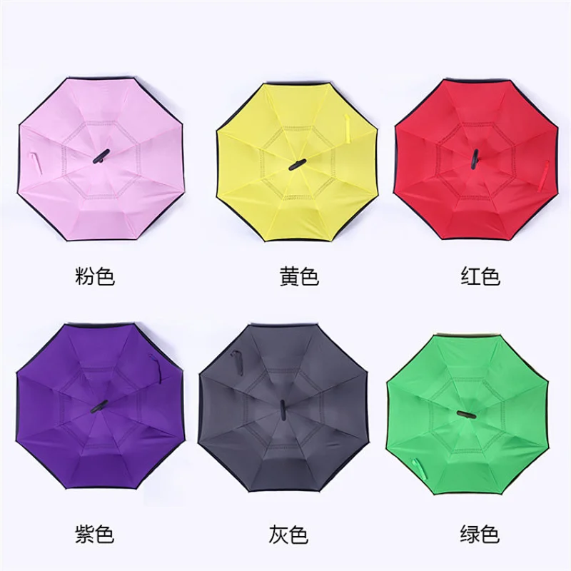 24inch China manufacturer rain reverse umberellas Inverted umbrella
