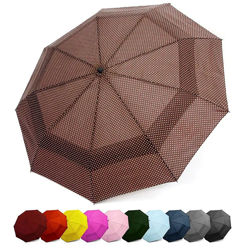 double canopy windproof folding umbrella