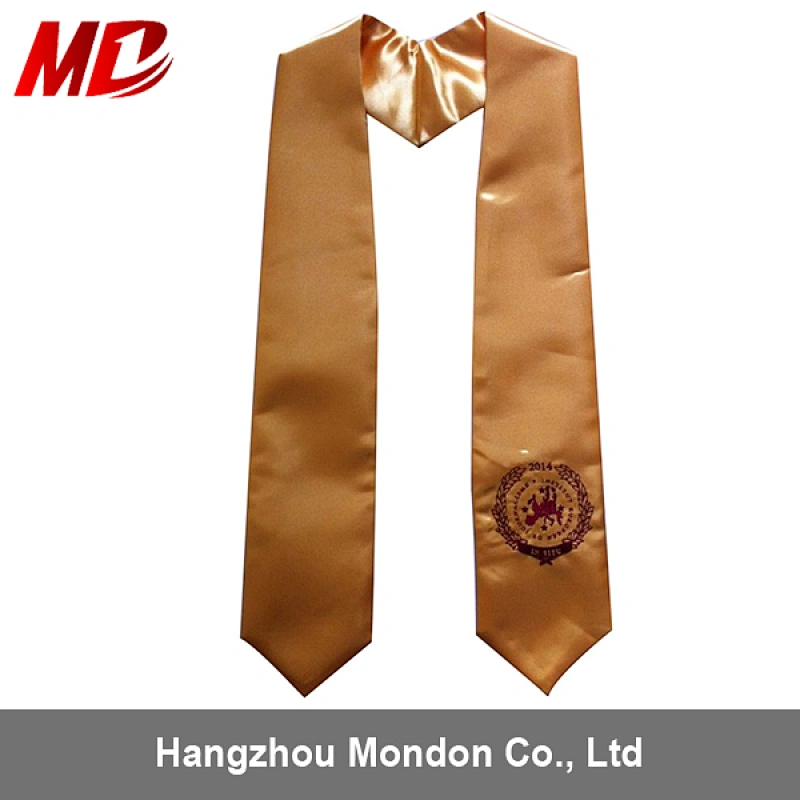 metallic foil printing Trimmed graduation stole