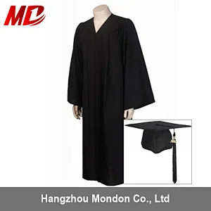 Black Graduation Gown wth the Cap fit in all
