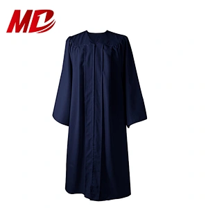 Factory Wholesa Navy Matte Graduation Gown Cap Sets