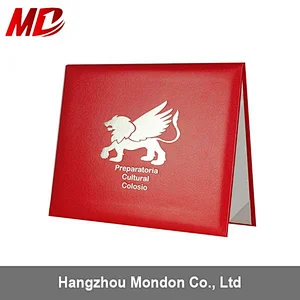 Diploma Cover/Certificate Paper with smooth leatherette