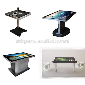 22 Inch LCD touchscreen restaurant coffee table for 2 person