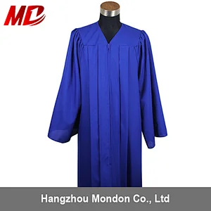 Fit all age Polyester Matte Gown Graduation academic gown for kindergarten uniform