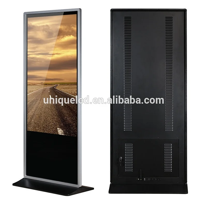 55 inch floor standing android capacitive touch screen kiosk