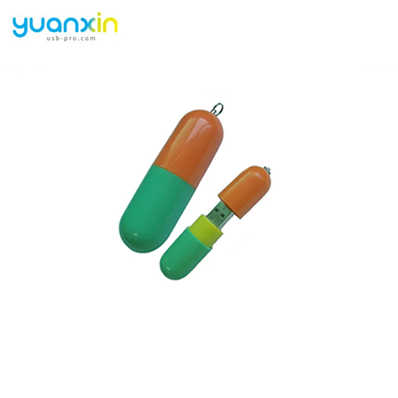 Pill Shape Name Printed Wholesale China Usb Pen Drive Price