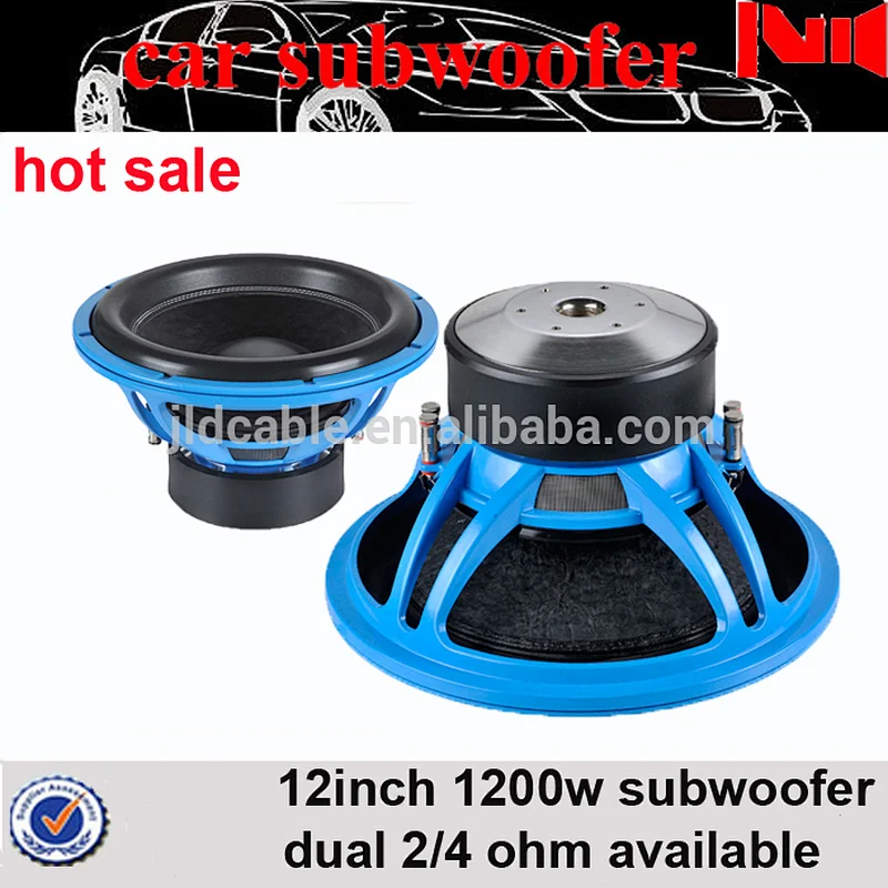 12 inch aluminum basket subs woofer with dual 3