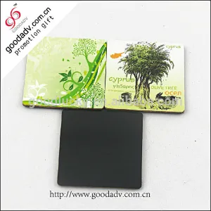 Sublimation decoration wooden fridge magnet sticker / wooden magnet