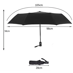 High quality Eso automatic compact travel umbrella with reverseing