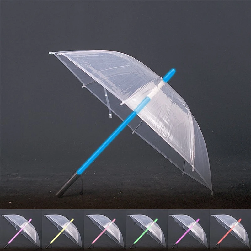 fabricante de paraguas transparente led en china