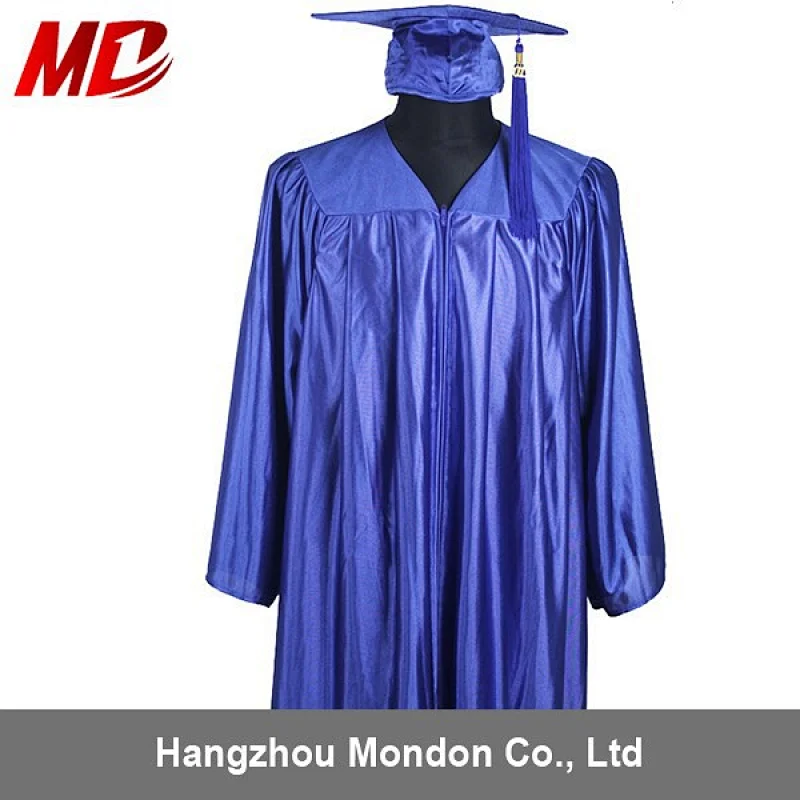 Superior quality Wholesale Adult shiny Graduation outfits , Caps and Gowns