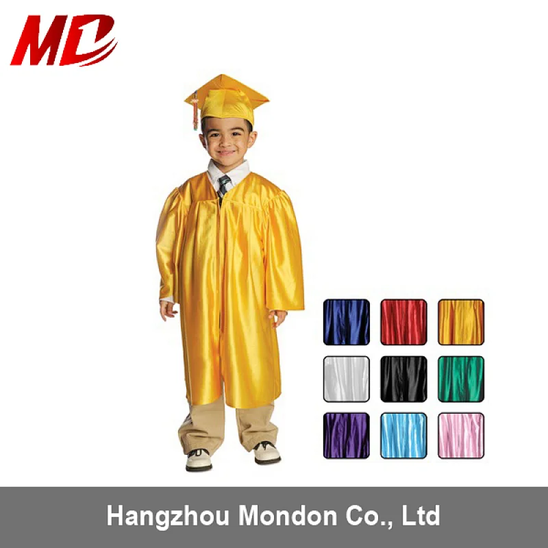 American Children Preschool Kindergarten Graduation Gown cap set