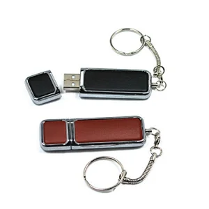 Cool Keychain Leather Usb Flash Sticks Drive 3.0
