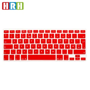 Custom keyboard protector laptop skin Colored Norwegian Keyboard Skin Protector For MacBook Retina 12