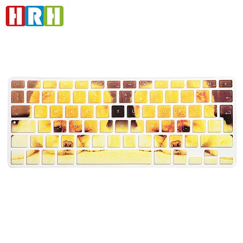 High Quality Silicone English Laptop skin custom silicone keyboard cover for Mac Book Air pro retina 13 EU Version